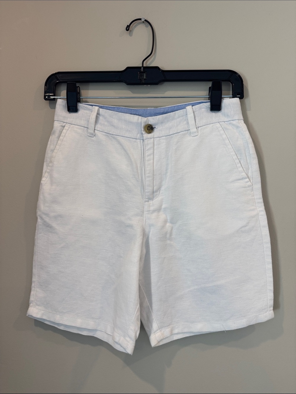 Janie and Jack White Linen Shorts